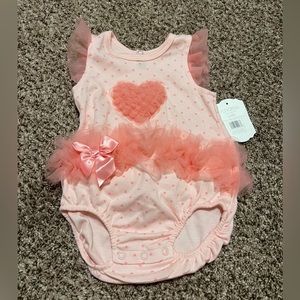 Kyle & Deena ruffle onesie